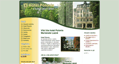 Desktop Screenshot of hotelpolonia.cz